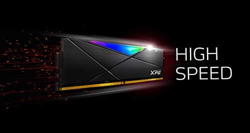 SPECTRIX D55 3600 MHz DDR4 16 GB (8 GB x 2) RGB-Speichermodul Doppelpack - Eleganter Sitz mit Metall-Kühlkörper 8 GB Schwarz Bild 6