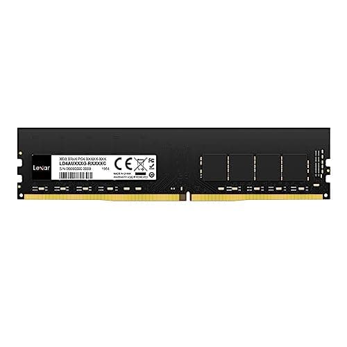 Lexar UDIMM DDR4 RAM 16GB, 3200 MHz RAM DDR4, 288-Pin U-DIMM Desktop Arbeitsspeicher, Hochleistungs-Computerspeicher, PC-RAM-Modul-Upgrade, Hochleistungs Arbeitsspeicher, CL22-22-22-52, 1.2V DDR4 UDIMM 16GB Single Bild 2