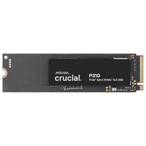 Crucial P310 SSD 1TB M.2 2280 PCIe Gen4 NVMe, bis 7.100 MB/s, für Laptop, Desktop PC & Handheld Spielekonsolen, Interne Festplatte - CT1000P310SSD801 Bild 2