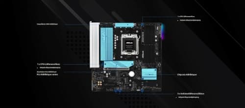 MB ASRock AMD AM5 B850M Pro RS Bild 7