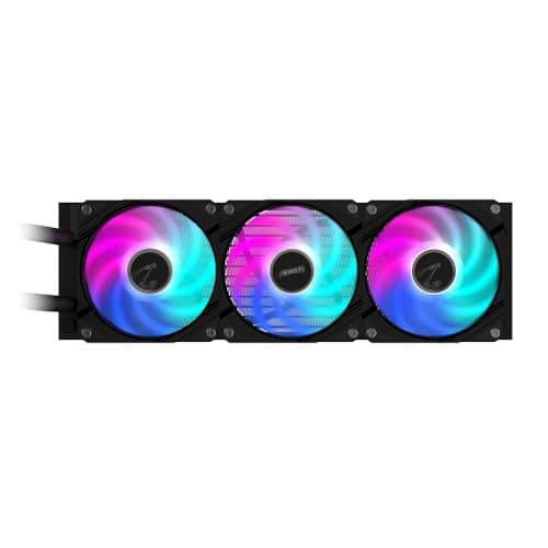 GIGABYTE AORUS WATERFORCE II 360 AIO Flüssigkeits-CPU-Kühler - 3x120mm ARGB-Lüfter, Schiebe-in-Verriegelungsmechanismus, Daisy-Chain, kompatibel mit Intel LGA 1851 und AMD AM5 Bild 8