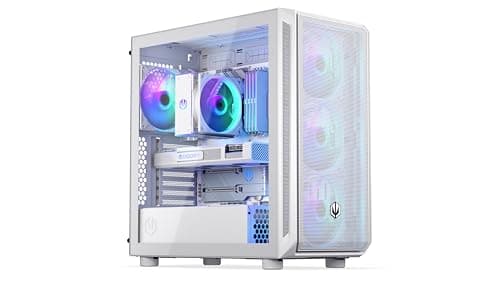 ENDORFY Arx 700 White ARGB PC Gehäuse Weiß mit Hartglas Seitenfenster | 4x Stratus 140 PWM ARGB Lüfter, USB C 10 Gbit/s, Radiatoren bis 360 mm, GPU bis 410 mm Bild 2