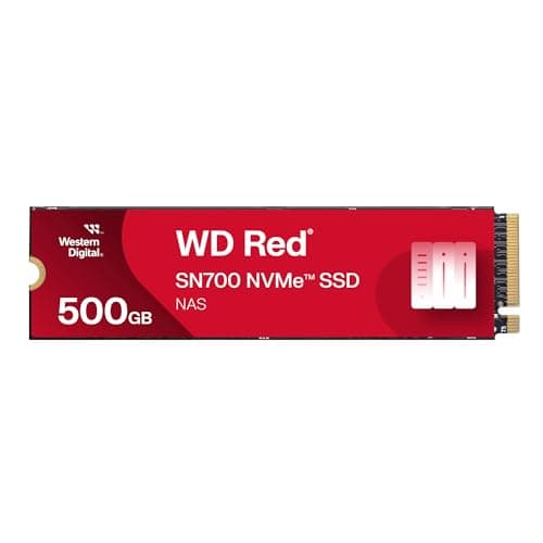 WD Red SN700 500GB NVMe SSD for NAS devices, with robust system responsiveness and exceptional I/O performance 500GB PCIe/NVMe M.2 Single Bild 2