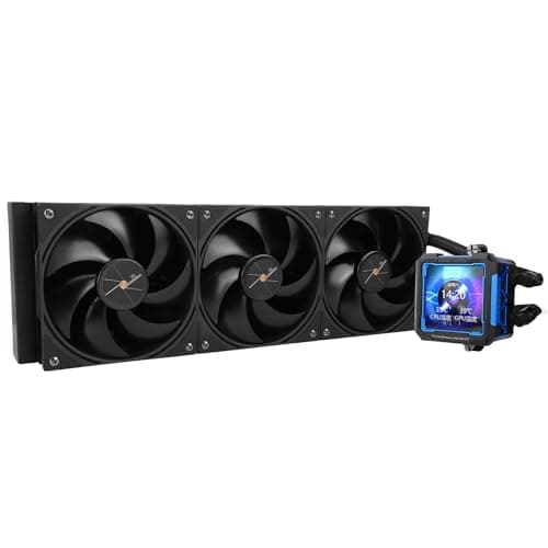 TR FW PRO 360 CPU-AIO-Cooler, LCD-IPS-Bildschirm 320x320, für AM5 & Intel 1700/1851, Hochleistungs-Wasserkühlung, 360 Specs, abnehmbar 6,3 cm (2,73 Zoll) FW PRO 360 BLACK Bild 2