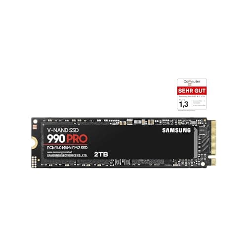 Samsung 990 PRO NVMe M.2 SSD, 2 TB, PCIe 4.0, 7.450 MB/s Lesen & FIT Plus USB-Stick Typ-A, 256 GB, 400 MB/s Lesen Bild 6