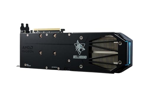 PowerColor Radeon RX9060XT Hellhound OC 16GB 9060 XT 16GB Hellhound Bild 4