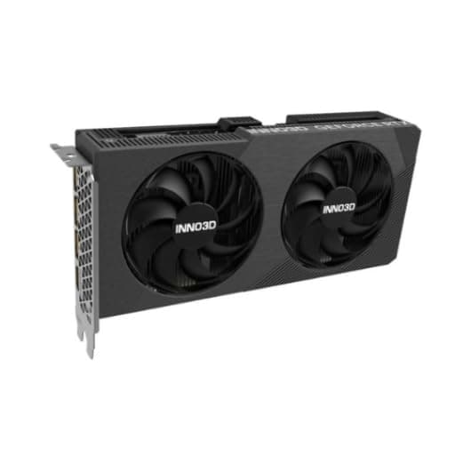 INNO3D NVIDIA GeForce RTX 5060 Twin X2 OC V2 8GB GDDR7 Gaming Graphics Card (Dual Fan, 2 Slot, Reflex 2 RTX AI DLSS4) Bild 3