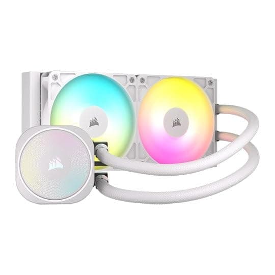 Corsair Nautilus 240 RS ARGB CPU-Flüssigkeitskühler – 240mm AIO – Geräuscharm – Direkter Mainboard-Anschluss – Intel LGA 1851/1700, AMD AM5/AM4 – 2X RS120 ARGB-Ventilatoren Inbegriffen – Weiß Bild 7
