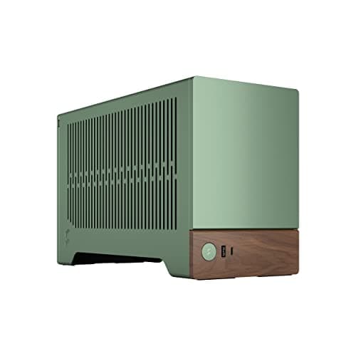 Fractal Design Terra Jade - Wood Walnut Front Panel - Small Form Factor - mITX Gaming case – PCIe 4.0 Riser Cable – USB Type-C - Anodized Aluminum Panels Bild 2