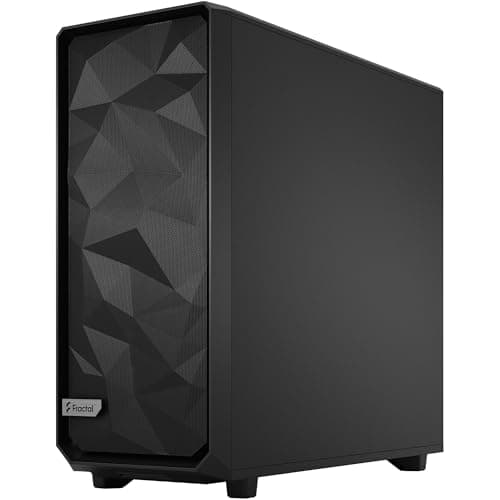 Fractal Design Meshify 2 XL TG Light, Flexibles ATX Full Tower Computer Gehäuse mit leicht getöntem Tempered Glass Seitenteil, schwarz, FD-C-MES2X-02 Black TG Light Tint Bild 2
