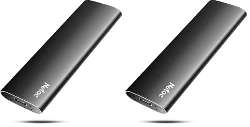 Netac USB Externe Festplatte SSD 250GB External High Speed USB c 3.2 g2 Aluminium - Portable SSD 250 GB Bild 2