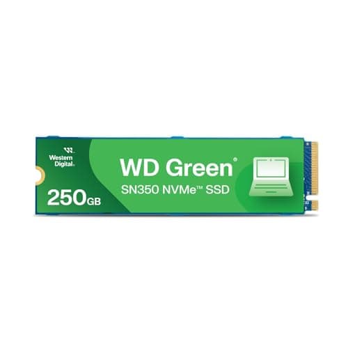 Western Digital WDS250G2G0C WD Green SN350 NVMe Gen3 PCIe, M.2 2280, 250 GB, interne SSD, bis zu 2400 MB/s Bild 2