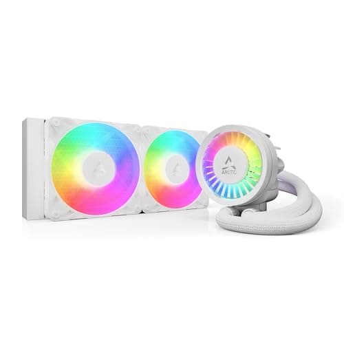 ARCTIC Liquid Freezer III Pro 240 A-RGB (White) - AIO CPU Kühler, 2 x 120 mm Wasserkühlung, 38 mm Radiator, PWM-Pumpe, VRM-Lüfter, AMD AM5/AM4, Intel LGA1851/1700 Contact Frame - Weiß weiß Liquid Freezer III Pro 240 A-RGB Bild 2