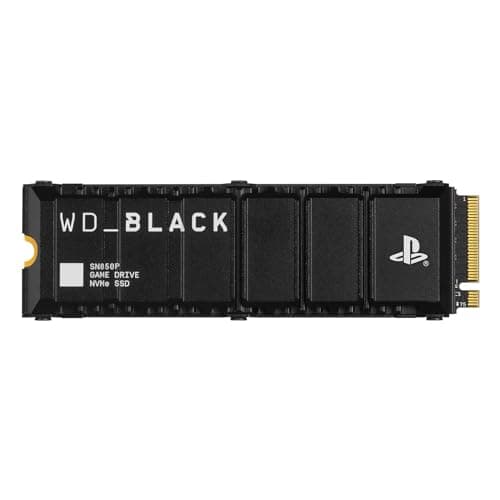WD_BLACK SN850P 1 TB NVMe SSD Offiziell Lizenziert für PS5 Konsolen (interne Gaming SSD; optimierter Kühlkörper; PCIe Gen4 Technologie, bis zu 7.300 MB/s Lesen, M.2 2280) Bild 2