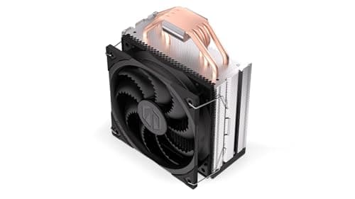 ENDORFY Fera 5 CPU Kühler 120 mm PWM, leistungsstarker Prozessorkühler, leiser Tower Kühler, 4 Heatpipes, AM5 AM4 LGA1700 Intel AMD, 220W TDP, Wärmeleitpaste enthalten Bild 5
