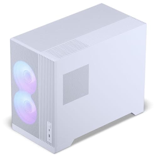 Phanteks XT M3 Mini-Tower PC-Gehäuse Weiß – Kompaktes Micro-ATX Case mit Tempered Glass, Unterstützung für 360-mm-Radiator & 430-mm-Grafikkarten – Ohne Lüfter Bild 6