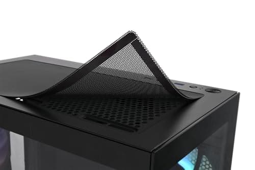 Thermaltake View 170 TG ARGB Black | Micro ATX PC-Gehäuse | Tempered Glass Panorama | 3X 120 mm Lüfter | Radiator bis 280 mm | GPU bis 340 mm | USB 3.0 View 170 Black Bild 3