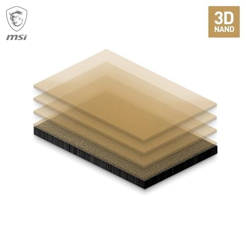 MSI SPATIUM S270 SSD 240 GB – SATA 3 2,5-Zoll-Solid-State-Drive, 500 MB/s Lesen und 450 MB/s Schreiben, 3D NAND, integrierte Datensicherheit, Center Bild 6