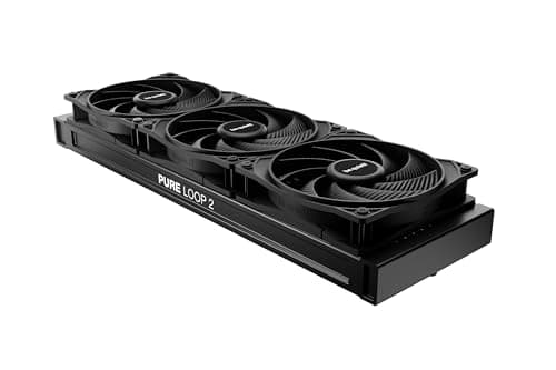 be quiet! Pure Loop 2 360mm All-in-One Wasserkühlung für übertaktete AMD/Intel Systeme, 3x Pure Wings 3 PWM high-speed Lüfter, hoher statischer Druck, doppelt entkoppelte PWM-Pumpe mit ARGB, BW019 Bild 8
