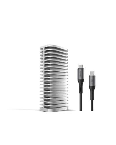 TERRAMASTER D1 SSD Pro M.2 NVMe Gehäuse, 80 Gbit/s, bis 7061 MB/s, Vollaluminium mit Kühlung & geräuschlos, kompatibel mit USB 4 & Thunderbolt 5/4/3 (ohne Festplatte) D1 SSD Pro (80Gbps) Bild 2