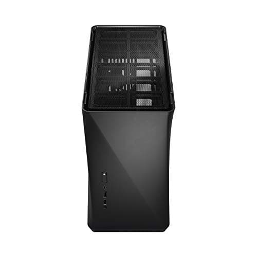 Fractal Design Era ITX Carbon – Tempered Glass – Mini-ITX Gehäuse – Small Form Factor – geeignet für Wasserkühlungen – USB Typ-C - Aluminium - schwarz Schwarz/schiere Freude Tempered Glass Bild 8