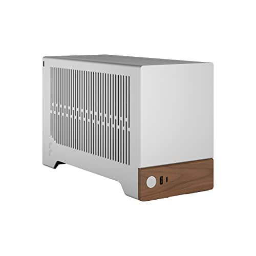Fractal Design Terra Silver - Wood Walnut Front Panel - Small Form Factor - mITX Gaming case – PCIe 4.0 Riser Cable – USB Type-C - Anodized Aluminum Panels Bild 6