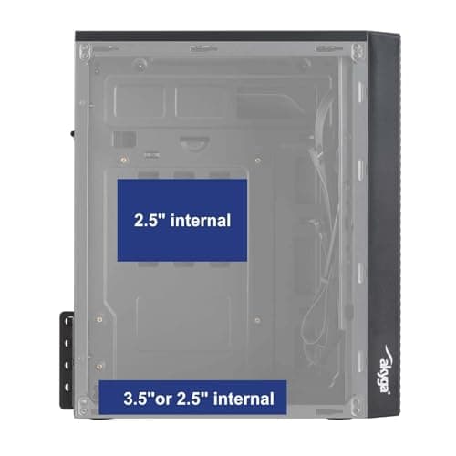 Micro ATX Akyga AK36BK Gehäuse 1x USB 3.0 schwarz ohne PSU Bild 8