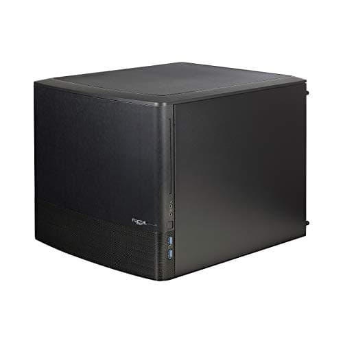Fractal Design Node 804 - Black - Compact Computer Case - mATX - High Airflow - Modular Interior - 3X Fractal Design Silent R2 120mm Fans Included - Water-Cooling Ready - USB 3.0 -Window Side Panel Bild 6