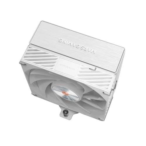 Mars Gaming MCPU-X4, CPU Kühler 230W TDP, 4x Heatpipes HCT Neue Generation, PWM Lüfter SI Extreme-Silence 120mm, Ausbalancierter Kupferkern, Universelle Kompatibilität Intel und AMD, Weiß MCPUX4W Bild 7