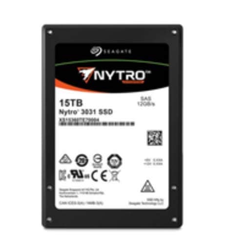 Seagate Nytro 3131 XS15360TE70014 Solid-State-Laufwerk, verschlüsselt, 15,36 TB, intern, 2,5 Zoll, SAS 12 Gbit/s, selbstverschlüsselndes Laufwerk (SED)