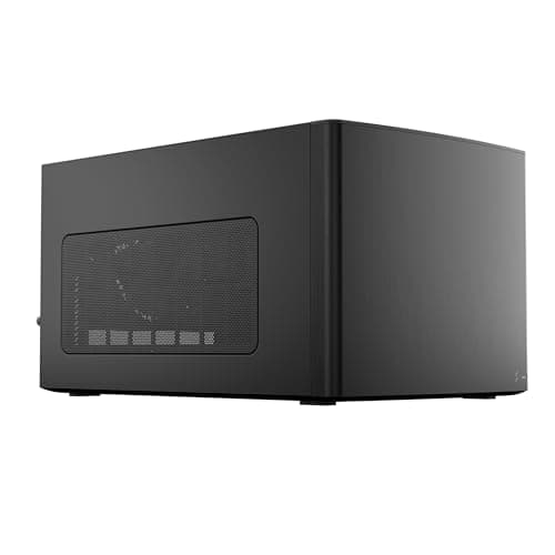 Fractal Design Node 304 Mini-ITX Gehäuse – Kompaktes Design, Erweiterbares Innenleben, USB 3.0 Frontpanel, Schwarz Black Bild 2