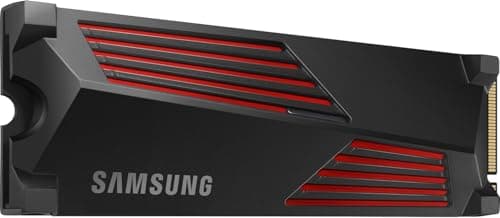 Samsung 990 PRO NVMe M.2 SSD mit Heatsink, 1 TB, PCIe 4.0, 7.450 MB/s Lesen, 6.900 MB/s Schreiben, Interne SSD für PC-/Konsolen-Gaming und Videobearbeitung, MZ-V9P1T0CW Bild 4