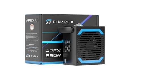 Apex L1 550 W Netzteil für PC, Cybenetics Bronze, Semi-Modulares Kabel, Active PFC, ATX (550 W) 550W Bild 4