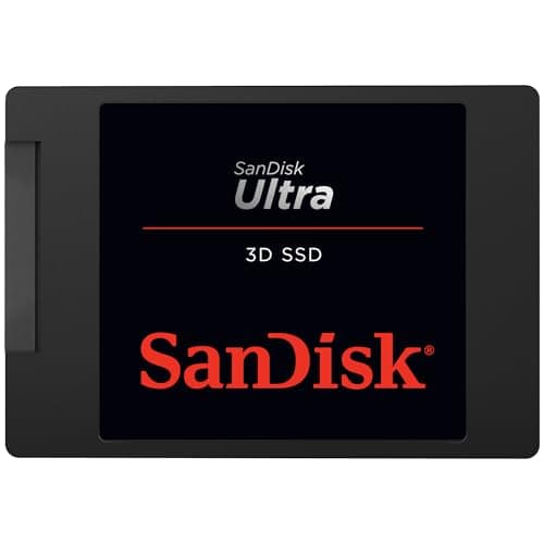 SanDisk Ultra 3D SSD 2 TB SSD interne SSD Festplatte (SSD intern 2,5 Zoll, stoßbeständig, 3D NAND-Technologie, n-Cache 2.0-Technologie, 560 MB/s Übertragungsraten) Schwarz Ultra 3D SSD - New 2 TB SATA SSD Bild 2
