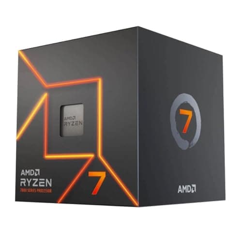 AMD Ryzen 7 7700 Prozessor (radeon intergrierte graphics, 8 Kerne/16 Threads, 65W TDP, AM5 Sockel,40MB Cache, Bis zu 5.3 GHz max boost, Wraith prism Kühler) Bild 2