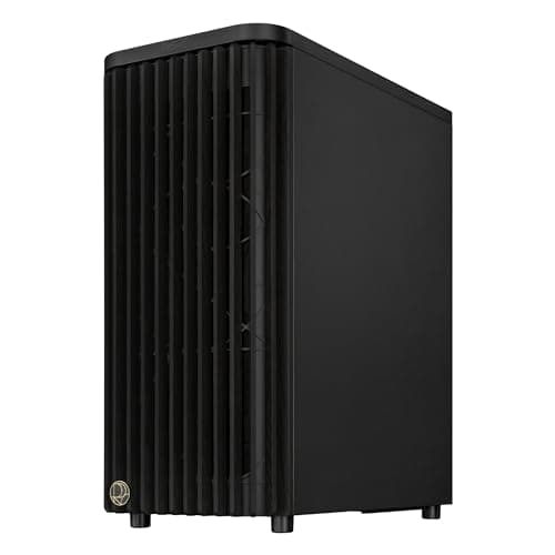 ASUS ProArt PA401 Wood Edition Black ATX PC Gehäuse (Mesh-Panel, 240-mm-Radiatorhalterung, 160x32-mm-Lüfter, FSC-zertifizierte Front aus Holz, abnehmbare Netzteilhalterung, PWM-Steuerung, Schwarz) Bild 6
