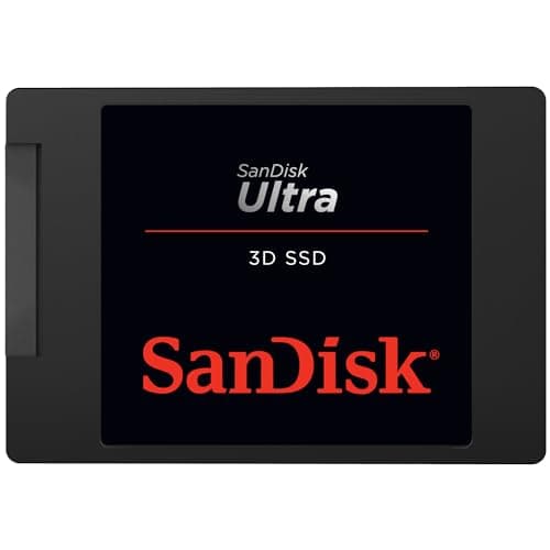 SanDisk Ultra 3D SSD 500 GB interne Festplatte (SSD intern 2,5 Zoll, stoßbeständig, 3D NAND-Technologie, n-Cache 2.0-Technologie, 560 MB/s Übertragungsraten) Schwarz