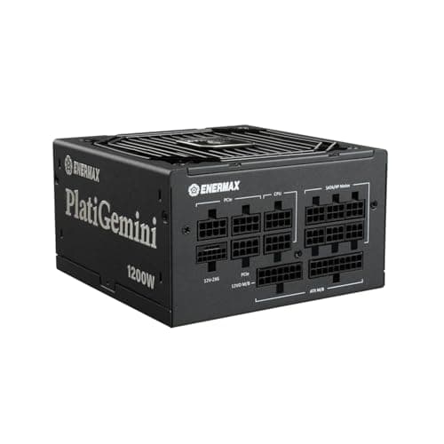 ENERMAX PlatiGemini ATX 3.1 & ATX12VO Hybrid-Netzteil 1200W 80PLUS Platinum (Vollmodulares, 12V-2x6, 60% Semi-Fanless) inkl. WireView GPU; EGN1200P Bild 2