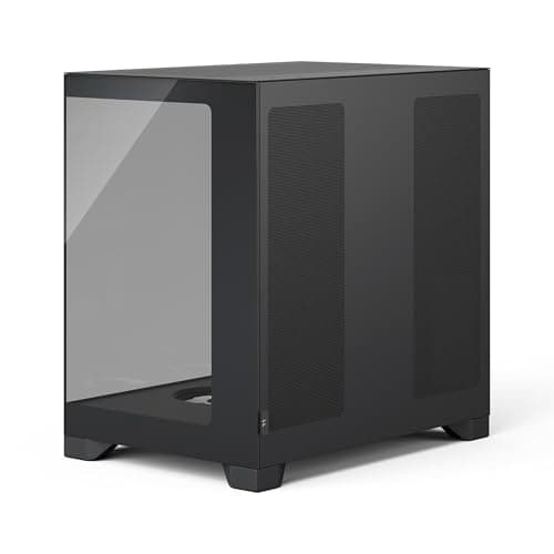 Fractal Design Pop 2 Vision Black RGB PC‑Gaming‑Gehäuse mit Panoramaglas – Dual‑Kammer‑Design – 4 RGB‑Reverse‑Lüfter – ATX/E‑ATX/mATX/ITX Bild 6