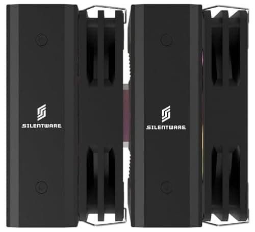 Titan RGB CPU-Luftkühler, Dual-Tower, 6 Kupfer-Heatpipes, 2x 120mm PWM Lüfter mit Hydro-Lager, A-RGB Beleuchtung, TDP bis 265W, Kompatibel mit Intel LGA 115X/1200/1700/1851 und AMD AM4/AM5 Bild 8