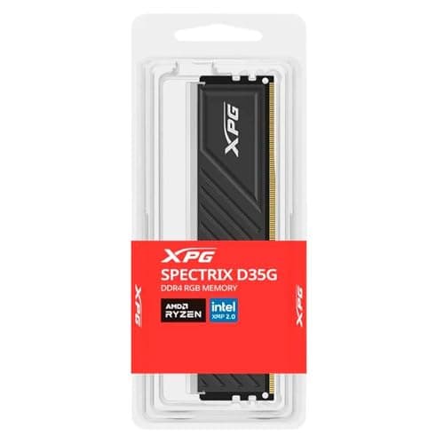ADATA DDR4 16GB 3600-18 XPG D35 RGB BK Single Tray Black Bild 8