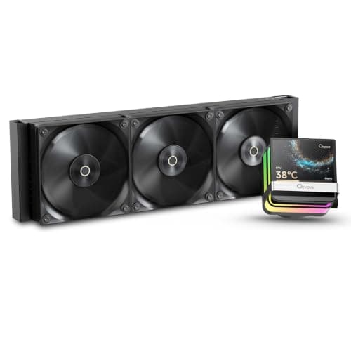 Sigma PRO L36 BK Aio Wasserkühlung 360mm,CPU Kühler,Ultra Schmaler Rahmen 3,5" IPS Display,640×480px,Schwebendes ARGB Design,Magnetisch Pump, FDB Lager,PWM Lüfter, für Intel&AMD Plattformen Sigma L36 PRO BK Bild 3