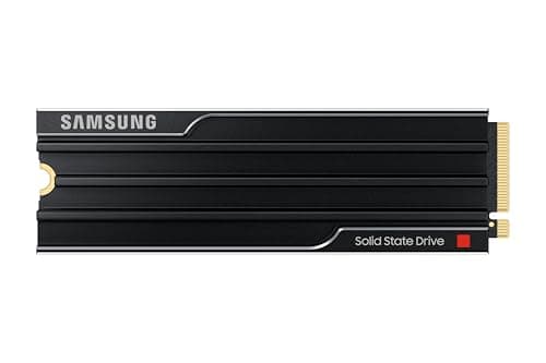 Samsung 9100 PRO Heatsink NVMe M.2 SSD, 2 TB, PCIe 5.0, 14.700 MB/s Lesen, 13.400 MB/s Schreiben, Interne SSD für PC- sowie Konsolen-Gaming und Videobearbeitung, Schwarz, MZ-VAP2T0CW