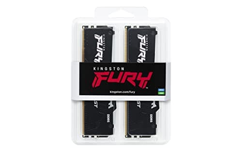 Kingston FURY Beast Schwarz RGB 64GB (2x32GB) 5600MT/s DDR5 CL40 DIMM Desktop Gaming Speicher Kit mit 2 AMD EXPO/ Intel XMP - KF556C40BB2AK2-64 Bild 8