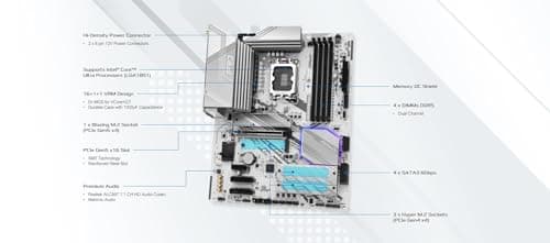ASRock Z890 Pro RS WiFi White Mainboard Bild 7