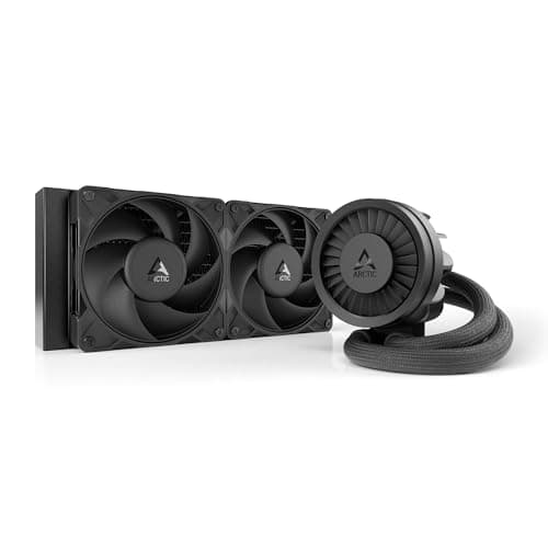 ARCTIC Liquid Freezer III Pro 240 - Wasserkühlung PC, AIO CPU Wasserkühler, 2x120 mm, 38 mm Radiator, PWM-Pumpe, VRM-Lüfter, AMD AM5/AM4, Intel LGA1851/1700 Contact Frame - Schwarz Bild 3