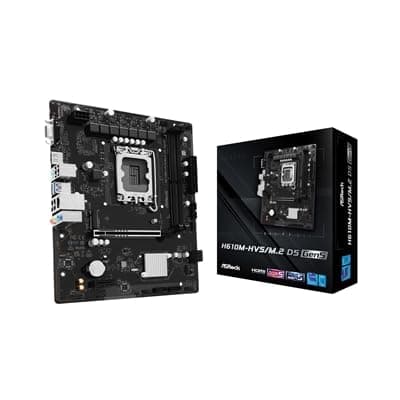 ASRock H610M-HVS/M.2 D5 GEN5 Mainboard - Sockel LGA1700, DDR5, PCIe 5.0, mATX