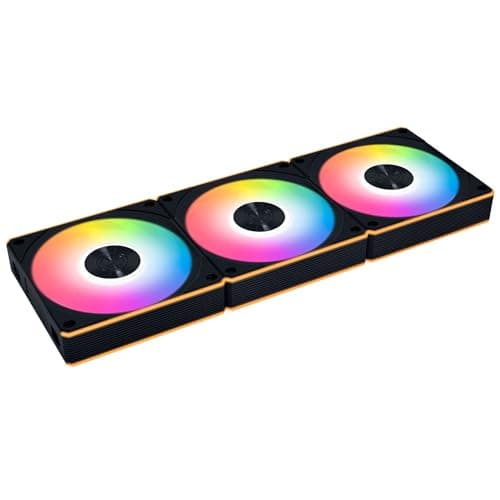 Lian Li UNI FAN CL Wireless 120mm ARGB PWM Lüfter Schwarz (3er Pack mit Controller) | Leistungsstarke Kühlung – für Gehäuse & Radiator Bild 2