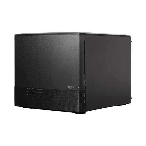Fractal Design Node 804 - Black - Compact Computer Case - mATX - High Airflow - Modular Interior - 3X Fractal Design Silent R2 120mm Fans Included - Water-Cooling Ready - USB 3.0 -Window Side Panel Bild 4