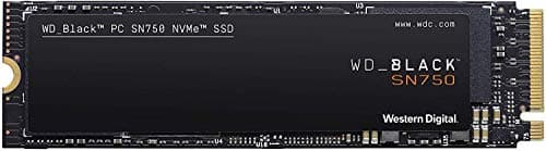 WD_BLACK SN750 NVMe SSD interne SSD 1 TB (Gaming SSD, 3.470 MB/s Lesegeschwindigkeit, schlankes Design, NVMe SSD-Performance, WD_BLACK SSD Dashboard) schwarz Bild 2